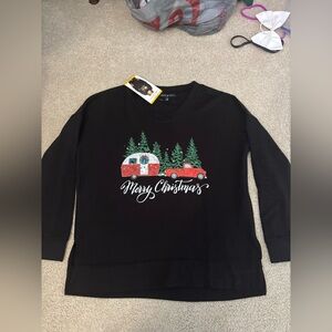 State of Mine Women's Holiday Long Sleeve Soft Sweatshirt Top Christmas NWT